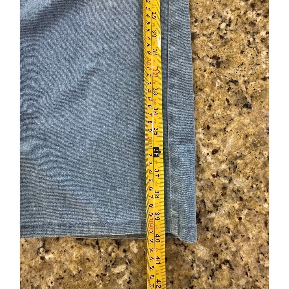 VINTAGE 70s Levi’s Orange Tab Bootcut Wide Leg Light Wash Denim Jeans Men 36x29 - Picture 14 of 16